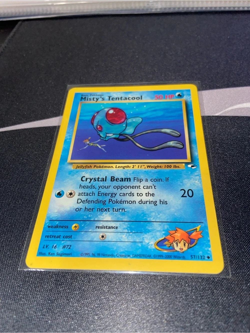 vintage Misty's Tentacool (57/132)Gym Heroes